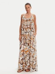 Devotion TWINS Sukienka letnia Athina 025.385G Kolorowy Loose Fit. Sukienki damskie Devotion Twins, na lato, bez wzorów, z bawełny, bez kołnierzyka, bez ramiączek. Za 879.99 zł.