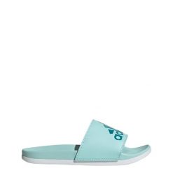 Klapki Adilette Comfort. Brązowe klapki damskie Adidas, bez wzorów, klasyczne, bez obcasa, bez zapięcia. Za 199.00 zł.