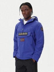 Napapijri Kurtka anorak Rainforest Winter 3 NP0A4GMC Niebieski Regular Fit. Niebieskie kurtki męskie Napapijri, m, bez wzorów, z syntetyku, bez kaptura. Za 817.03 zł.