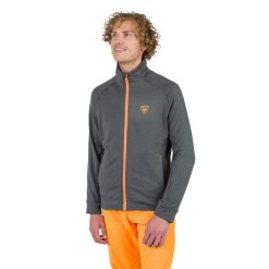 Bluza męska Rossignol Blackside Fleece Fz. Szare bluzy męskie Rossignol, na zimę, m, bez wzorów, sportowe, bez ramiączek, bez kaptura. Za 419.00 zł.