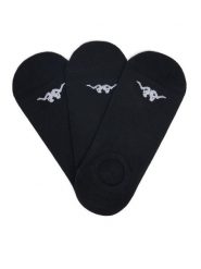 Kappa Stopki KR_STAN_SS25 (3-PACK) Czarny. Czarne skarpety męskie Kappa, bez wzorów, z materiału. Za 24.99 zł.
