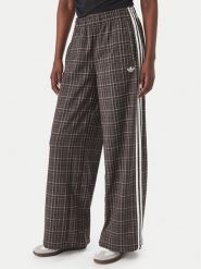 Adidas Spodnie dresowe Advanced Archive LG3958 Brązowy Wide Fit. Brązowe spodnie dresowe damskie Adidas, bez wzorów, z dresówki. Za 349.99 zł.