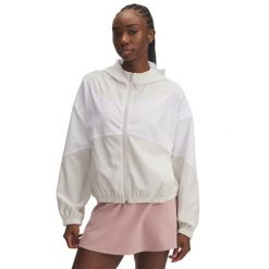 Damska bluza dresowa Under Armour Rival. Białe bluzy damskie Under Armour, l, bez wzorów, z dresówki, bez ramiączek, bez kaptura. Za 326.65 zł.