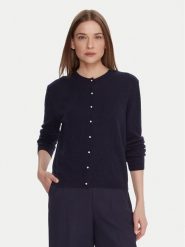 United Colors Of Benetton Kardigan 1002D501U Granatowy Regular Fit. Niebieskie kardigany damskie United Colors Of Benetton, m, bez wzorów, z wełny, bez kołnierzyka. Za 369.99 zł.