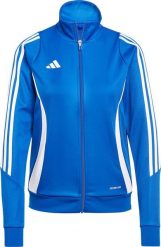 Adidas Bluza damska adidas Tiro 24 Training niebieska IR7494 M. Niebieskie bluzy damskie Adidas, m, bez wzorów, bez ramiączek, bez kaptura. Za 172.70 zł.