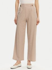 JDY Spodnie materiałowe Birdie Geggo 15320882 Beżowy Regular Fit. Brązowe spodnie materiałowe damskie JDY, bez wzorów, z materiału. Za 79.99 zł.
