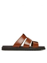 Aldo Klapki Light 13914631 Brązowy. Brązowe klapki męskie Aldo, bez wzorów, ze skóry, bez zapięcia. Za 379.99 zł.
