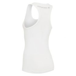 Damski tank top Macron Performance++. Białe topy damskie Macron, bez wzorów, sportowe, bez kołnierzyka, bez ramiączek. Za 261.00 zł.