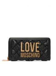 LOVE MOSCHINO Portfel JC5602PP1PL1000A Czarny. Czarne portfele damskie Love Moschino, ze skóry. Za 639.99 zł.