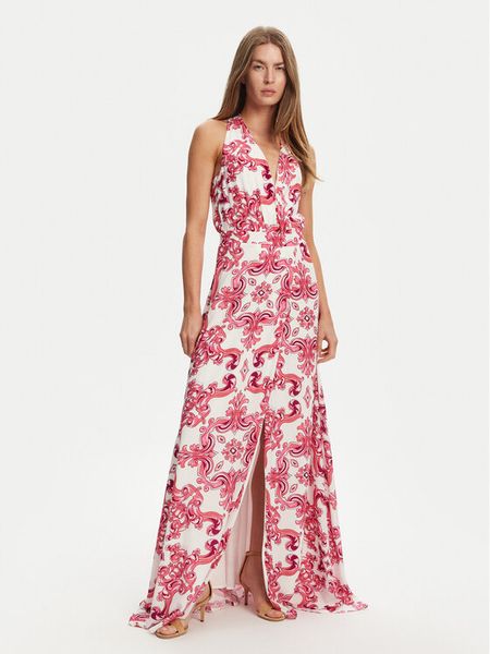 Gaudi Sukienka wieczorowa 511FD15032 Różowy Regular Fit. Czerwone sukienki damskie Gaudi, bez wzorów, z wiskozy, wizytowe, bez kołnierzyka, bez ramiączek. Za 479.99 zł.