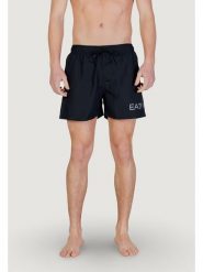 EA7 Emporio Armani Szorty kąpielowe 7M002000 AF13049 MC026 Czarny Regular Fit. Czarne kąpielówki męskie EA7 Emporio Armani, bez wzorów, z syntetyku. Za 272.79 zł.