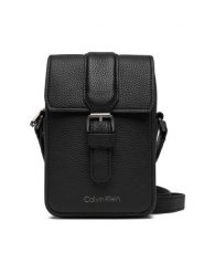 Calvin Klein Saszetka Leather Slim Flap Reporter LV04D3323G Czarny. Czarne saszetki i nerki męskie Calvin Klein, ze skóry. Za 699.99 zł.
