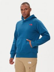 The North Face Bluza Redbox NF0A89F9 Niebieski Regular Fit. Niebieskie bluzy męskie The North Face, l, bez wzorów, z bawełny, bez ramiączek, bez kaptura. Za 349.99 zł.
