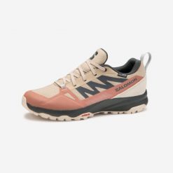 Second Life - Buty turystyczne damskie Salomon Saliba - Stan Doskonały. Brązowe obuwie trekkingowe damskie Salomon, z materiału, bez zapięcia. Za 296.99 zł.