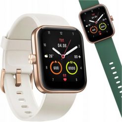 Smartwatch zegarek sportowy z dodatkowym paskiem Maimo Watch WT2105. Zielone zegarki męskie MAIMO, bez wzorów. Za 239.00 zł.