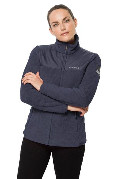 Bluza turystyczna damska Jack Wolfskin Dna Kenai. Czarne bluzy damskie Jack Wolfskin, bez wzorów, z poliesteru, sportowe, bez ramiączek, bez kaptura. W wyprzedaży za 193.00 zł.