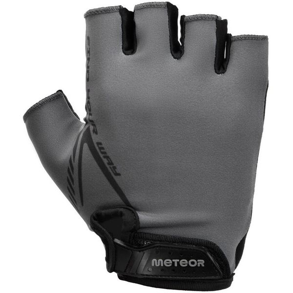 Rękawiczki Rowerowe MX10. Szare rękawiczki męskie Meteor, bez wzorów. Za 46.99 zł.