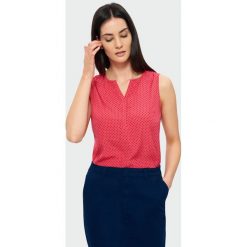Bluzka z nadrukiem. Bluzki damskie Greenpoint, bez wzorów, z poliesteru, bez kołnierzyka, bez ramiączek. Za 34.99 zł.