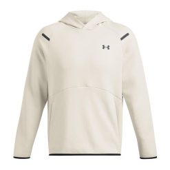 Bluza męska Under Armour Unstoppable Fleece Jgr. Brązowe bluzy męskie Under Armour, m, bez wzorów, sportowe, bez ramiączek, bez kaptura. Za 299.99 zł.