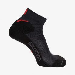 Skarpetki sportowe do biegania Salomon Speedcross Ankle niskie. Czarne skarpetki damskie Salomon, bez wzorów. W wyprzedaży za 65.30 zł.