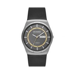 Zegarek Skagen. Czarne zegarki męskie Skagen, bez wzorów. Za 629.99 zł.