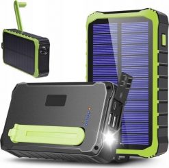 Denver Powerbank solarny Denver PSO-10012 10000mAh z dynamem na korbkę. Powerbanki Denver. Za 176.23 zł.