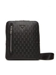 Guess Saszetka HMTODE P5220 Czarny. Czarne saszetki i nerki męskie Guess, ze skóry. Za 259.99 zł.