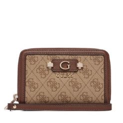 Portfel Guess. Brązowe portfele damskie Guess. Za 264.99 zł.