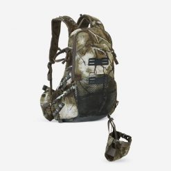 Plecak myśliwski 20 l camo treemetic. Zielone plecaki męskie SOLOGNAC, bez wzorów, z materiału, klasyczne. Za 199.99 zł.