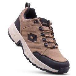 Buty sportowe LOTTO KETCHAM sneakersy. Brązowe obuwie sportowe damskie Lotto, bez wzorów, bez zapięcia, trekkingowe. Za 159.00 zł.