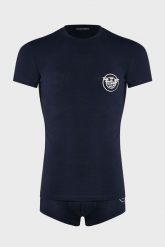 Komplet bokserki + t-shirt EMPORIO ARMANI. Bokserki męskie Emporio Armani Underwear, bez wzorów. Za 399.00 zł.