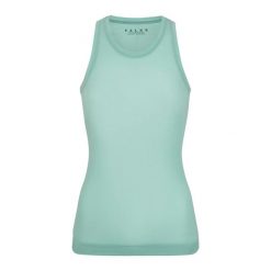 Damski tank top Falke Ultralight Cool. Zielone topy damskie Falke, bez wzorów, sportowe, bez kołnierzyka, bez ramiączek. Za 291.00 zł.