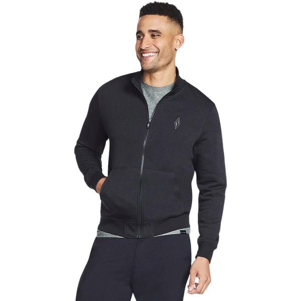 Kurtka Skechers GO WALK Everywhere Jacket, Mężczyźni. Czarne kurtki męskie Skechers, m, bez wzorów, z bawełny, casualowe, bez kaptura. Za 390.00 zł.