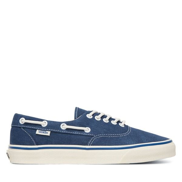 Tenisówki Vans. Niebieskie trampki męskie Vans, bez wzorów, bez zapięcia. Za 290.99 zł.