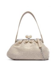 Weekend Max Mara Torebka 2615511105650 Brązowy. Brązowe torebki do ręki damskie Weekend Max Mara, bez wzorów, z materiału, bez dodatków. Za 1,579.00 zł.