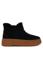 Clarks Botki Torhill Warm 26320239 Czarny. Czarne botki damskie Clarks, bez wzorów, ze skóry, bez obcasa, na płaskiej podeszwie, bez zapięcia. Za 519.99 zł.