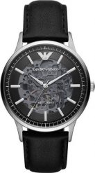 Zegarek Emporio Armani Zegarek męski EMPORIO ARMANI SKELETON AUTOMATIC AR60038 (zi055a). Zegarki męskie Emporio Armani, bez wzorów. Za 576.99 zł.