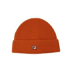 Czapka Fila Biella Logo. Brązowe czapki damskie Fila, bez wzorów, z materiału, sportowe. Za 179.50 zł.