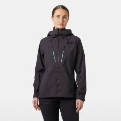 Damska kurtka turystyczna Helly Hansen Odin Ultimate Infinity. Czarne kurtki sportowe damskie Helly Hansen, bez wzorów, bez ramiączek, bez kaptura, trekkingowe. Za 2,005.50 zł.