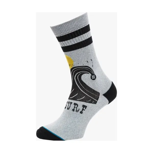 Stance Skarpety Aloha Surf Oblow , szary, rozmiar L. Szare skarpety męskie Stance, z aplikacjami, z bawełny. W wyprzedaży za 39.99 zł.