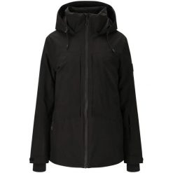 Damska kurtka narciarska Whistler Kingland Pro. Czarne kurtki sportowe damskie Whistler, na zimę, bez wzorów, bez ramiączek, bez kaptura, narciarskie. W wyprzedaży za 489.00 zł.