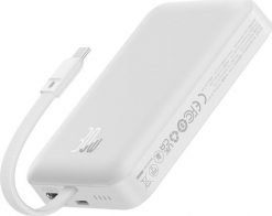 Powerbank Baseus Magnetic Mini 30W 10000mAh Biały. Białe powerbanki Baseus. Za 241.18 zł.