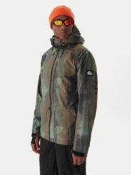 Quiksilver Kurtka snowboardowa Muldrow EQYTJ03493 Zielony Regular Fit. Zielone kurtki sportowe męskie Quiksilver, na zimę, m, bez wzorów, z syntetyku, bez kaptura, narciarskie. Za 1,249.00 zł.