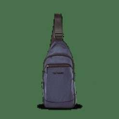 Plecak crossbody BRANT WINGS DARK BLUE. Niebieskie plecaki męskie Wings, bez wzorów, z materiału, biznesowe. Za 99.90 zł.