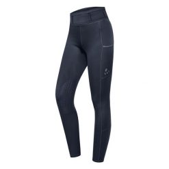 Legginsy jeździeckie z pełnym wzmocnieniem dla kobiet ELT Ella. Niebieskie legginsy damskie ELT, bez wzorów, z elastanu. Za 172.00 zł.