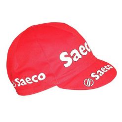 Czapka rowerowa Gist Equipe Vintage Saeco. Czerwone czapki damskie GIST, bez wzorów. Za 118.50 zł.