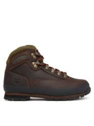 Timberland Trekkingi Euro Hiker TB0951002141 Brązowy ciemny. Brązowe buty zimowe męskie Timberland, z nubiku, bez zapięcia. Za 749.99 zł.