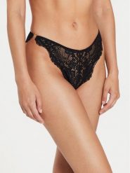 Guess Figi brazylijskie O4YE16 KCC70 Czarny. Czarne majtki damskie Guess, z syntetyku. Za 99.99 zł.