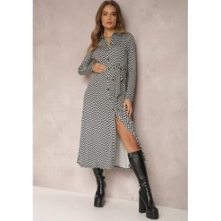 Czarna Sukienka Rozkloszowana Nobo. Czarne sukienki damskie Renee, na imprezę, l, bez wzorów, z dzianiny, bez kołnierzyka, bez ramiączek, maxi, koszulowe. Za 159.99 zł.