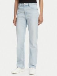 Calvin Klein Jeans Jeansy LV047F710G Niebieski jasny Straight Fit. Niebieskie jeansy damskie Calvin Klein Jeans, bez wzorów, z bawełny. Za 409.99 zł.